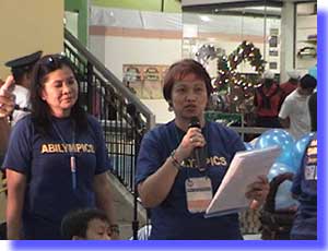 TESDA Overall Chairperson Mrs. Rosalie Almeria Announces Winners. 