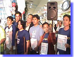 Winner with TESDA Director Washingston Agustin. 