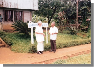 Founder with her staff 