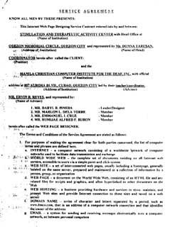 Service Agreement
