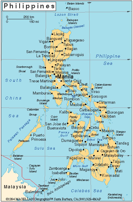 Map of the Philippines